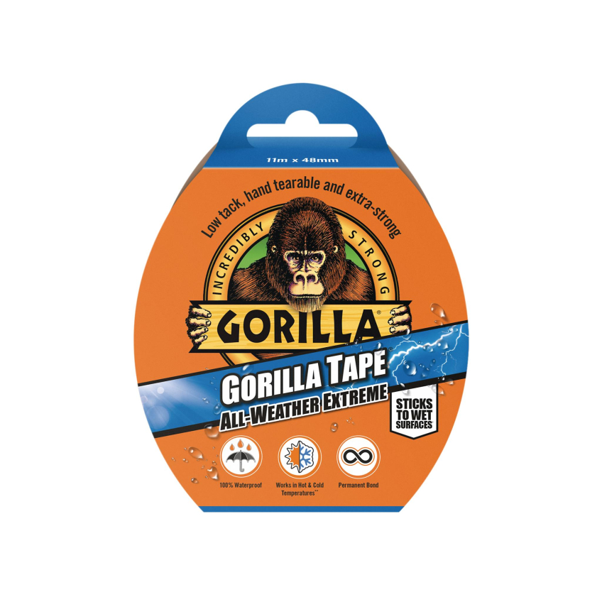 Gorilla Glue Gorilla Tape® All-Weather Extreme 48mm x 11m Black