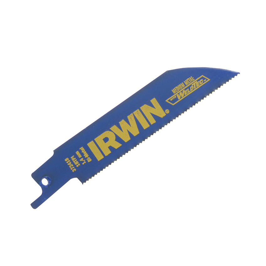 IRWIN® 418R Sabre Saw Blade for Metal Cutting 100mm Pack of 5