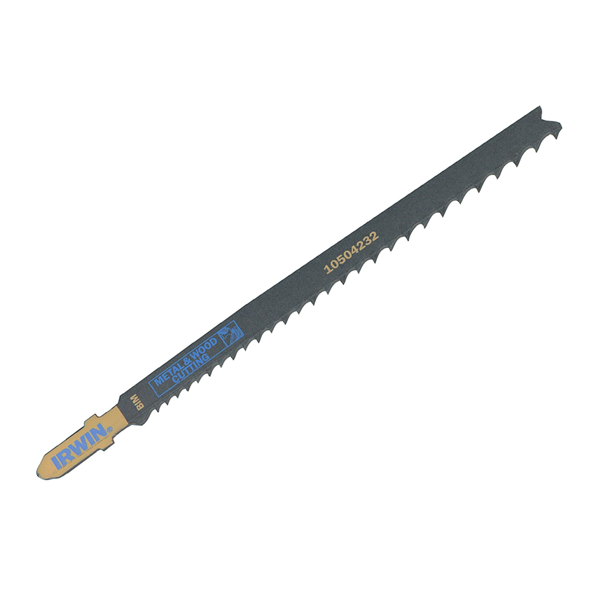 IRWIN® Jigsaw Blades Metal & Wood Cutting Pack of 5 T345XF