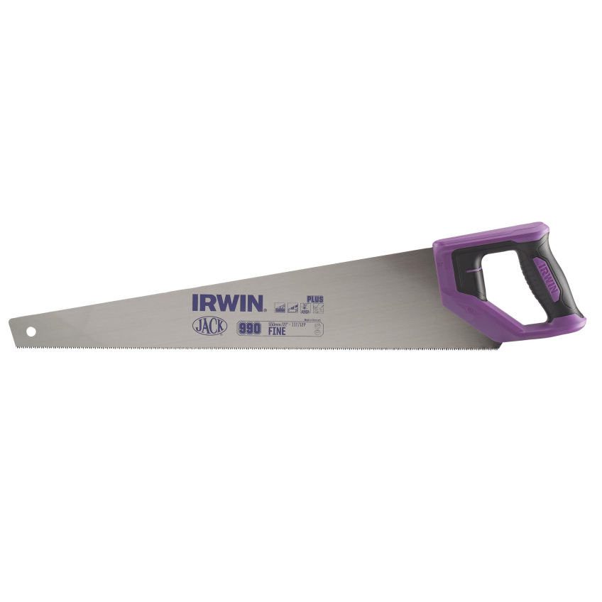 IRWIN Jack 990UHP Fine Handsaw Soft Grip 550mm (22in) 9 TPI
