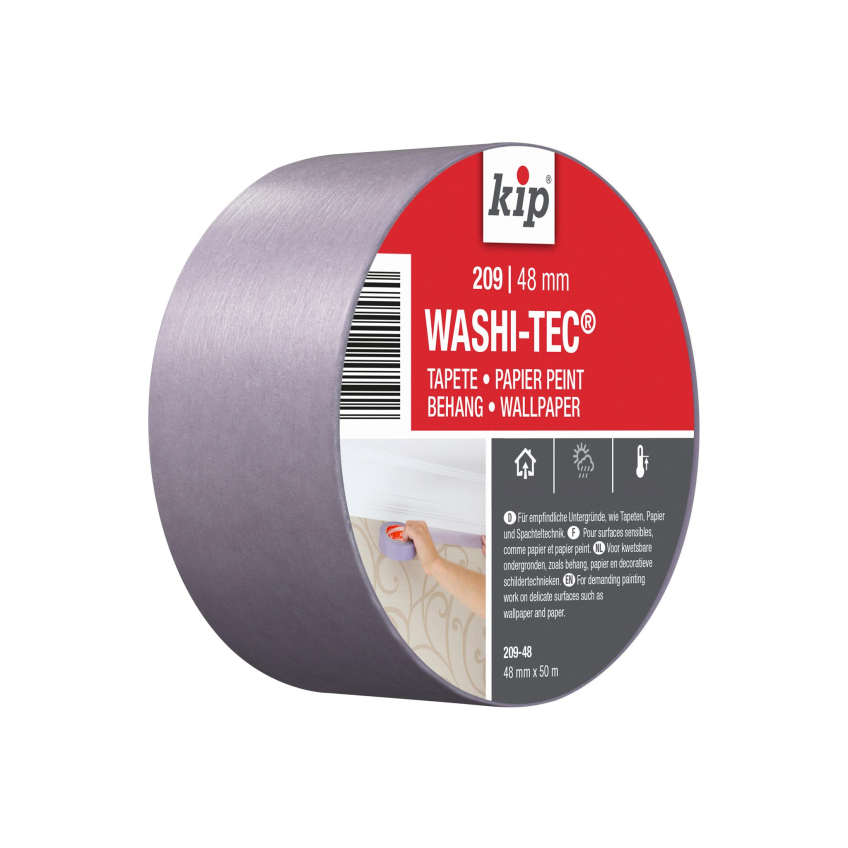 KIP® 209 Premium Low Tack WASHI-TEC® Masking Tape