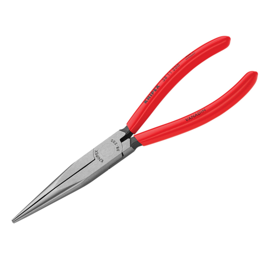 Knipex Mechanic's Long Nose Pliers PVC Grip 200mm (8in)