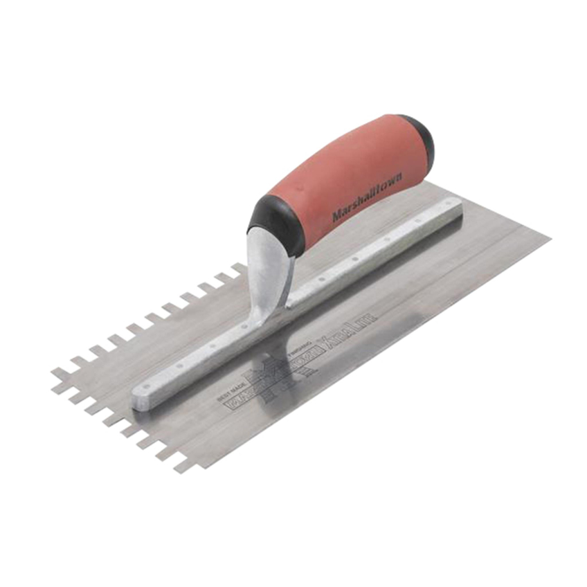 Marshalltown Square Notched Trowel, DuraSoft® Handle