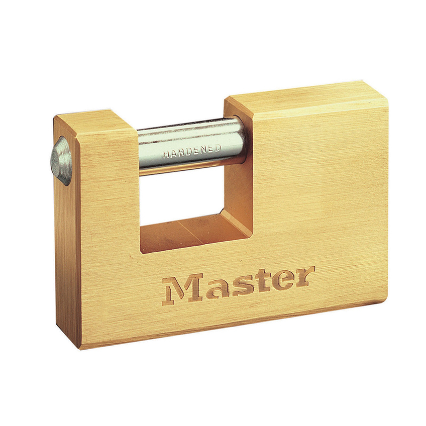 Master Lock Rectangular Solid Brass Body Shutter Padlocks