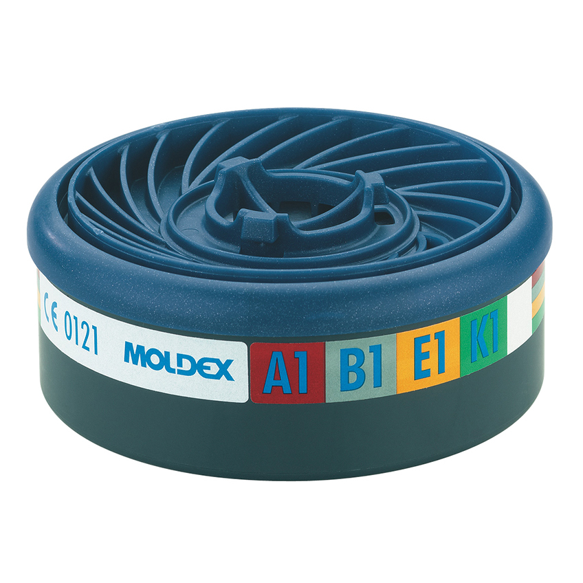 Moldex EasyLock® ABEK1 Gas Filter Cartridge (Wrap of 2)