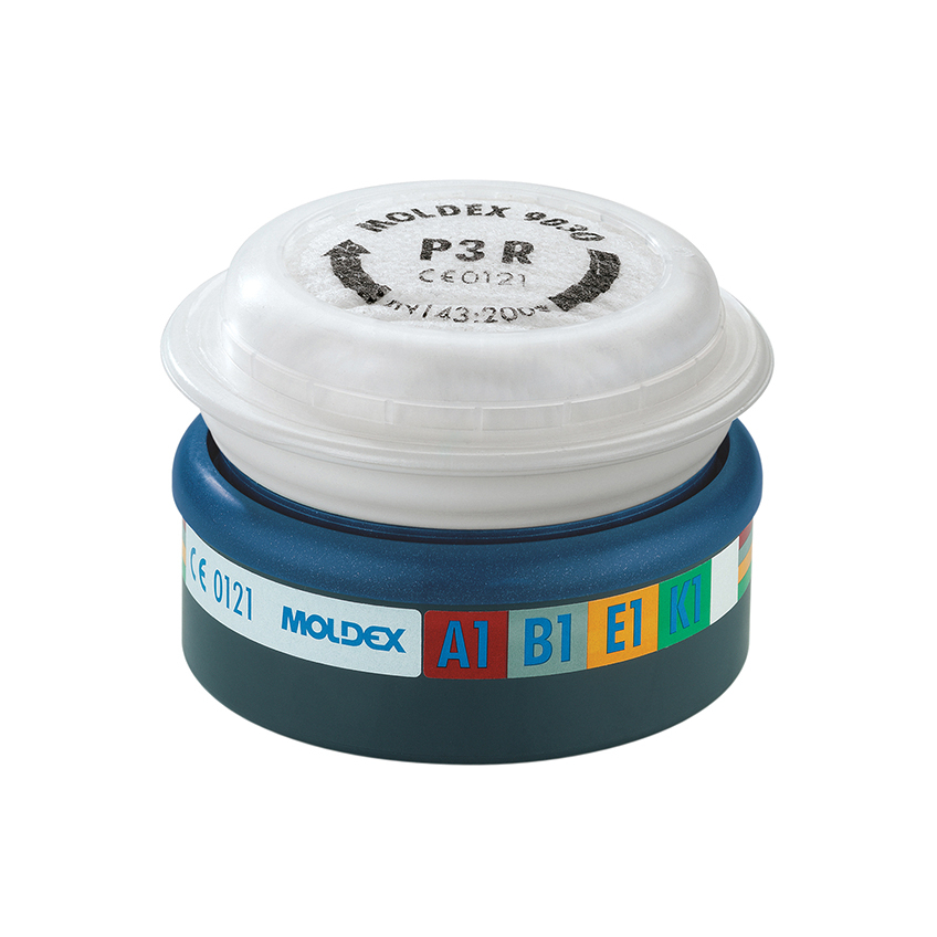 Moldex EasyLock® ABEK1P3 R Pre-assembled Filter (Retail Box of 2)