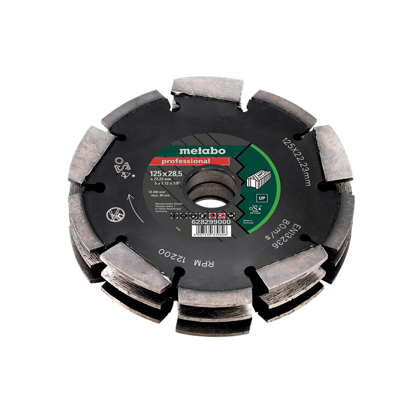 Metabo Multi Row Professional UP Universal Wall Chaser Blade