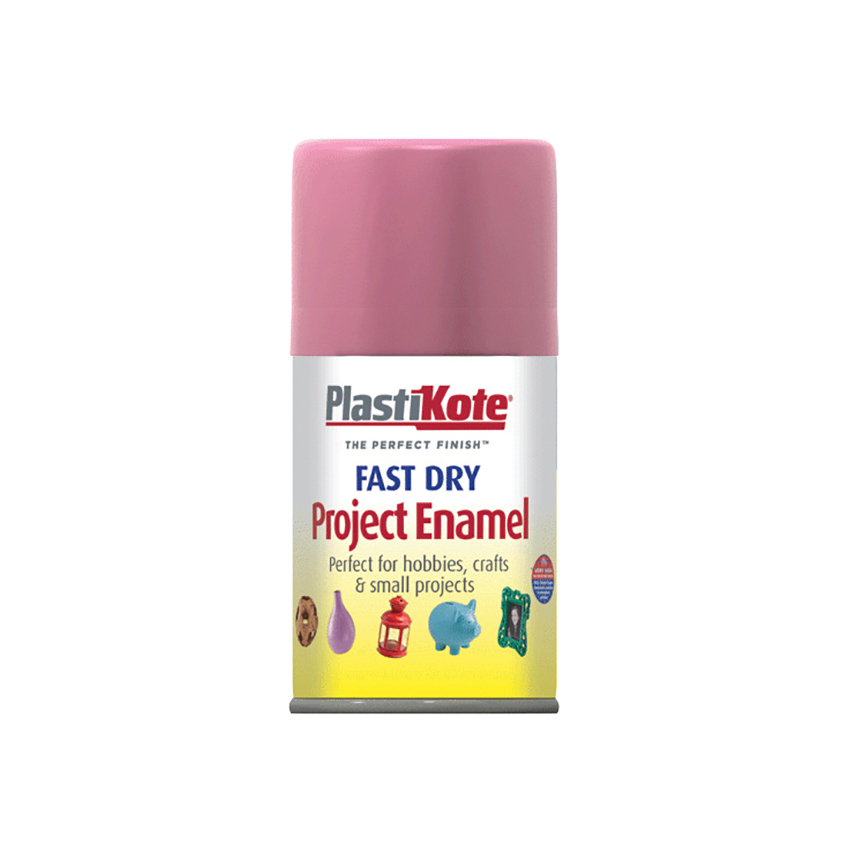 PlastiKote Fast Dry Enamel Aerosol Hot Pink 100ml