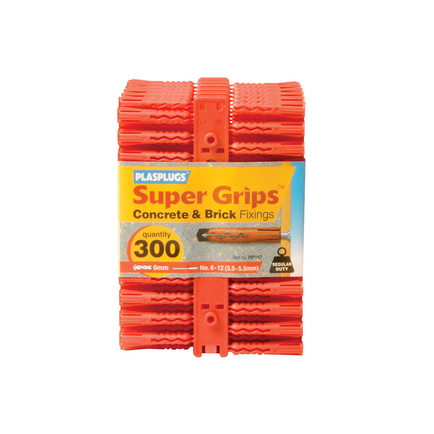 Plasplugs Solid Wall Super Grips™