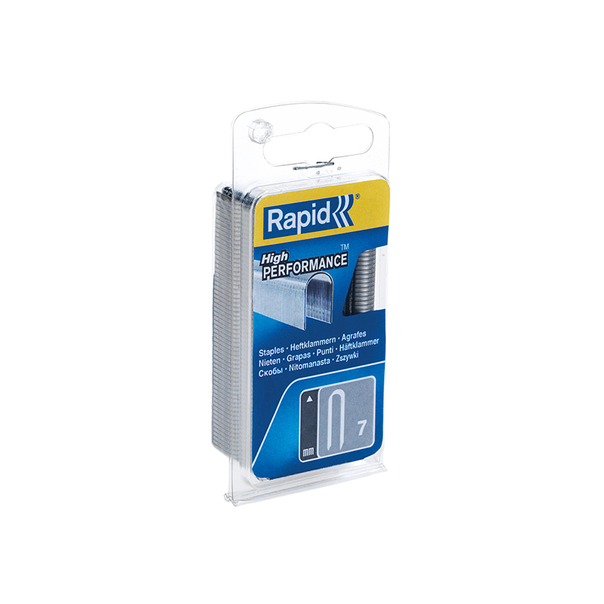 Rapid 7/12mm Cable Staples (Narrow Box 960)