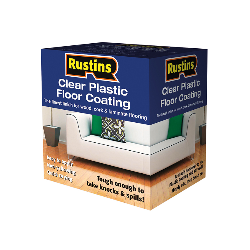 Rustins Clear Plastic Floor Coating Kit