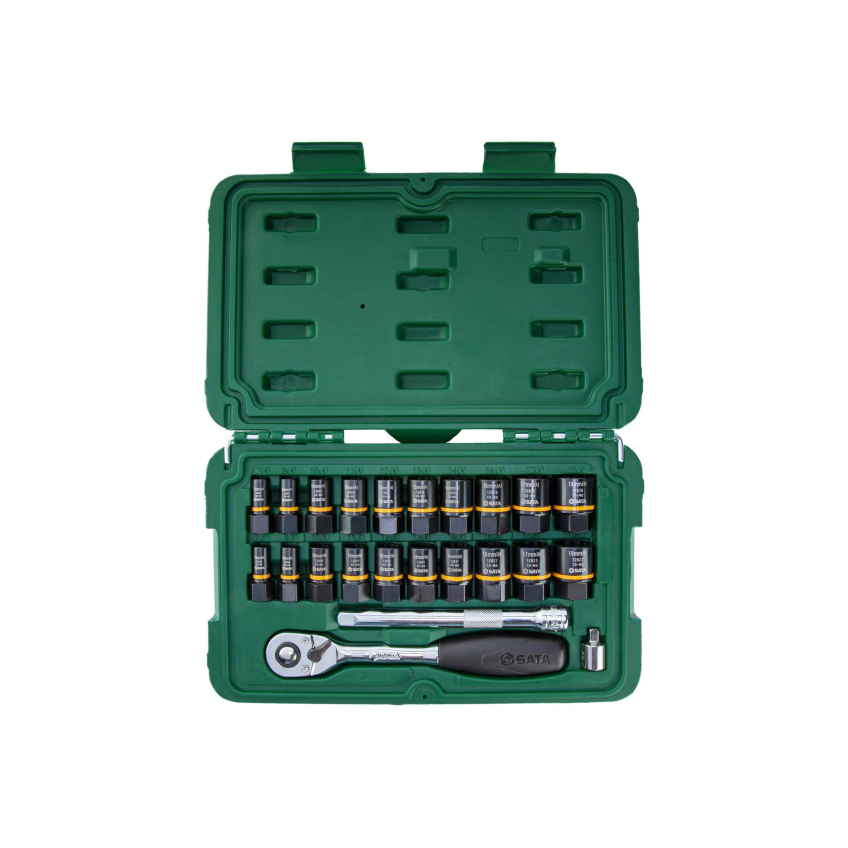 SATA Tools 1/4in & 3/8in BoltBiter Set, 23 Piece