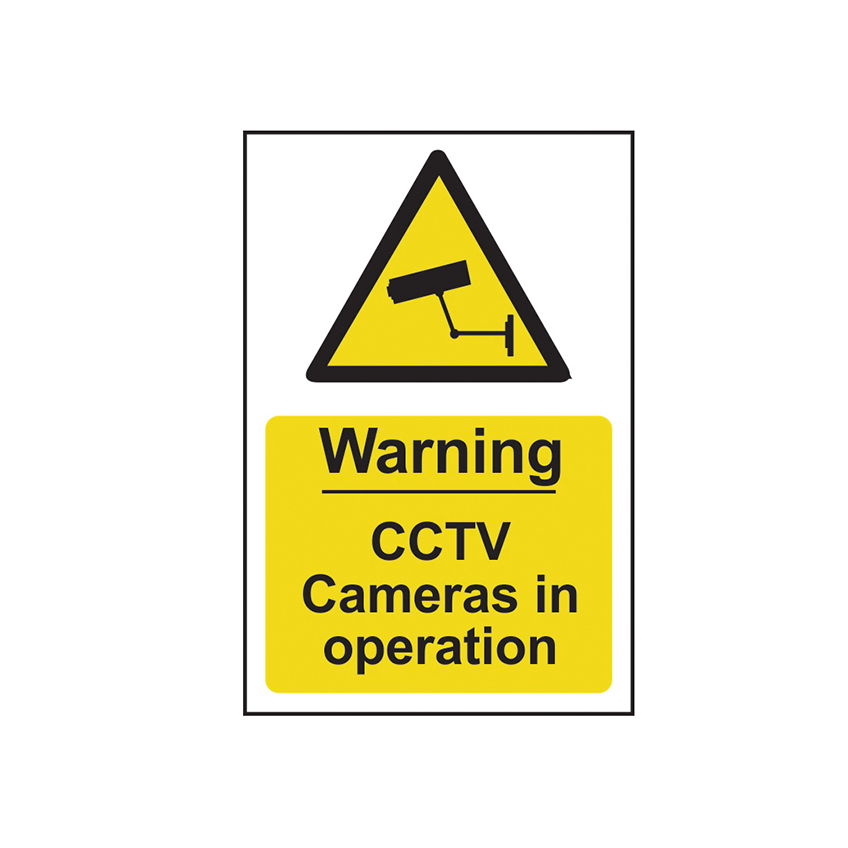 Scan Warning CCTV Cameras in Operation - PVC Sign 200 x 300mm