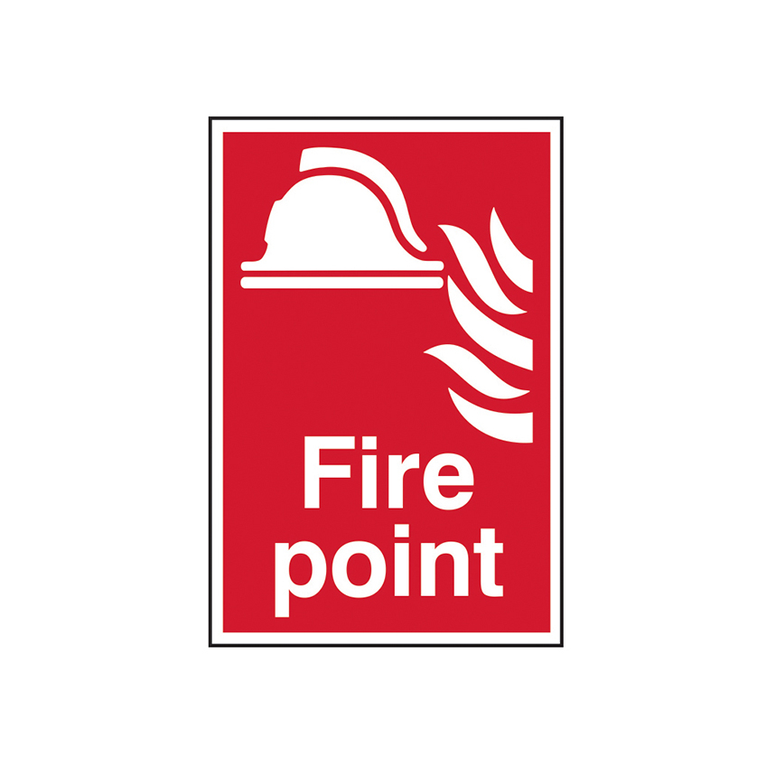 Scan Fire Point - PVC Sign 200 x 300mm