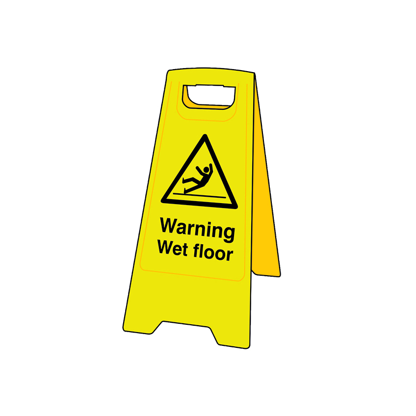 Scan Warning Wet Floor - Heavy Duty 'A' Board