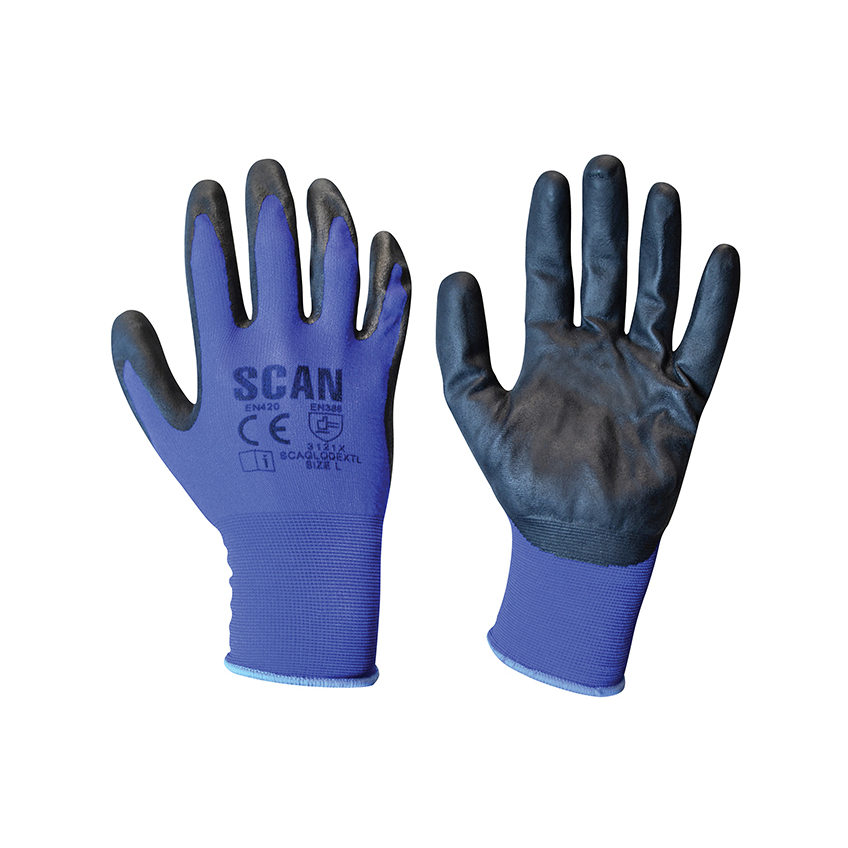 Scan Max. Dexterity Nitrile Gloves
