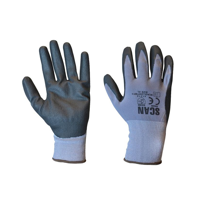 Scan Breathable Microfoam Nitrile Gloves