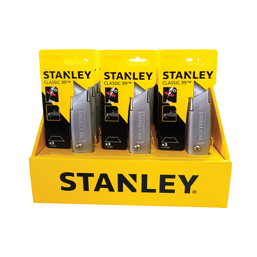 STANLEY® 99E Counter Display of 12 Knives