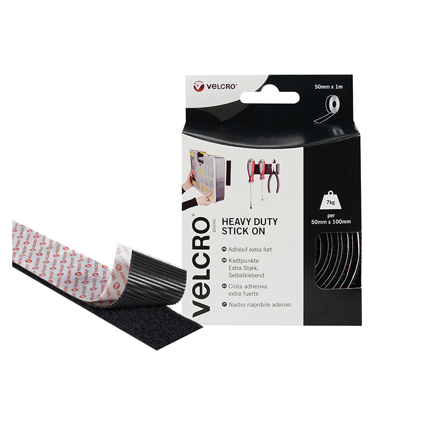 VELCRO® Brand Heavy-Duty Hook & Loop Stick On Tape