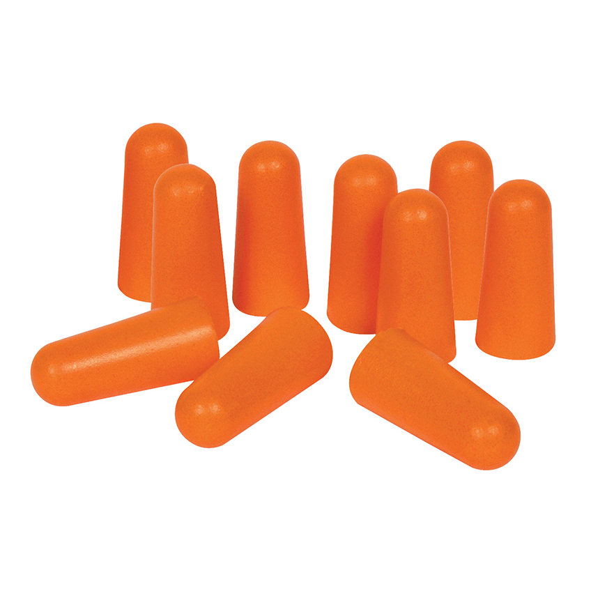 Vitrex Tapered Disposable Earplugs SNR 33 dB (5 Pairs)