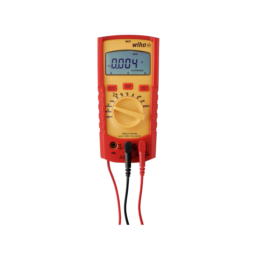Wiha Digital Multimeter 1,000 V AC, CAT IV