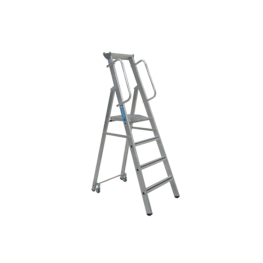 Zarges Mobile Mastersteps, Platform Height 1.32m 5 Rungs