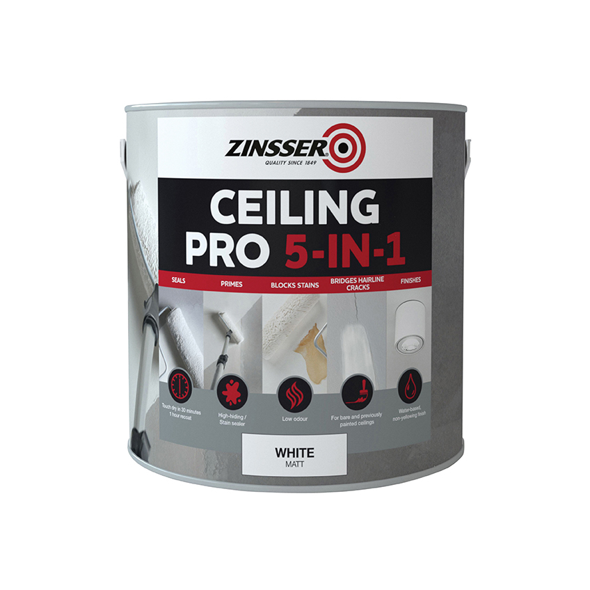 Zinsser Ceiling Pro 5-in-1 2.5 litre