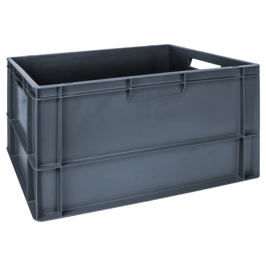 60LTR. EURO CONTAINER-GREY-600X400X320MM PACK OF 2