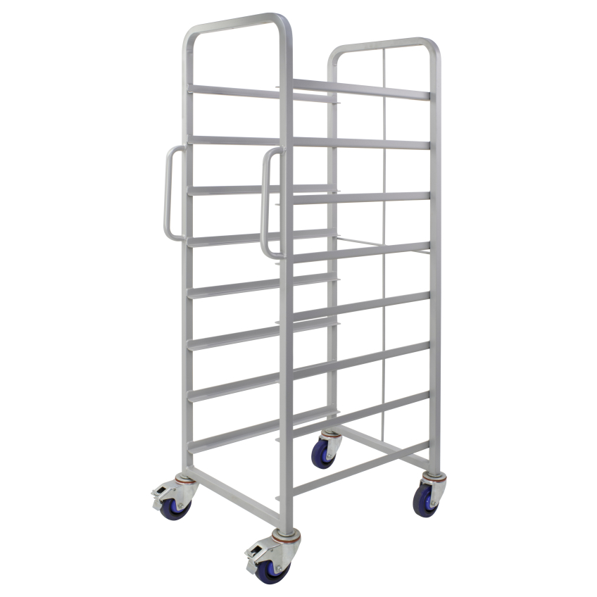 8 TIER EURO CONTAINER TROLLEY1.4MX470X600-C/W BRAKED.CSTRS